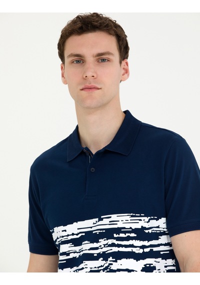 Pierre Cardin Erkek Lacivertvert Tişört 50263931-Vr033 Lacivert
