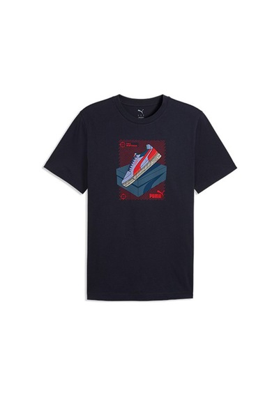 Puma Graphic Erkek Tişört Lacivert