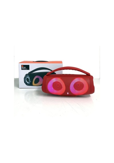 B20 Bluetooth Hoparlör Usb Ve Hafıza Kartı Girişli Fm Radyolu Şarjlı Taşınabilir Kablosuz Speaker Mp3 Çalar Tüm Cihazlara Uyumlu