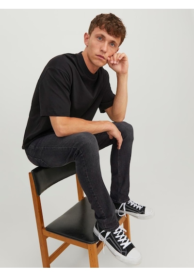Jack & Jones Jjiglenn Jjoriginal Sq 270 Noos Erkek Jean Pantolon-27827-siyah Siyah