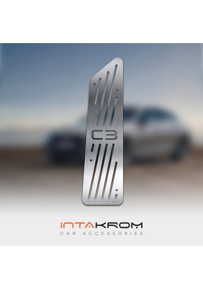 intakrom Citroen C3 Aircross Krom Ayak Dinlendirme Pedalı 2017 - 2022