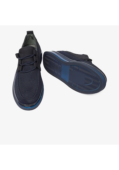 Greyder 62597 Erkek Lacivert Hakiki Deri Casual Ayakkabı-518 Lacivert