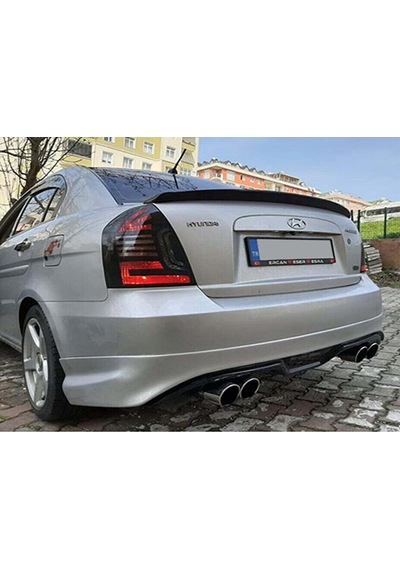 Hyundai Accent Era Arka Ek Plastik Siyah Difüzör 2005-2010 Arka-bodykit-ek-karlık