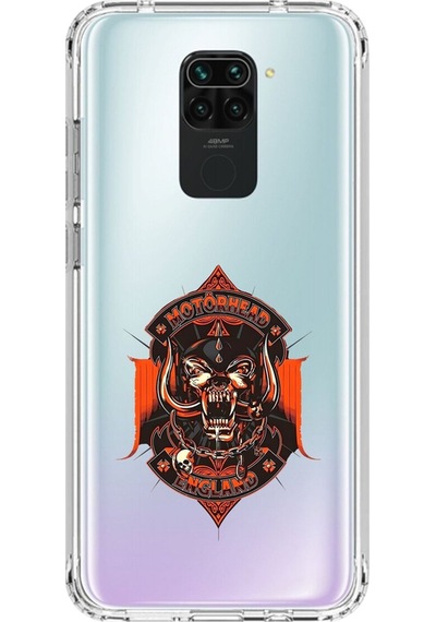 Xiaomi Redmi Note 9 Uyumlu Şeffaf Kılıf Motörhead Tasarımlı