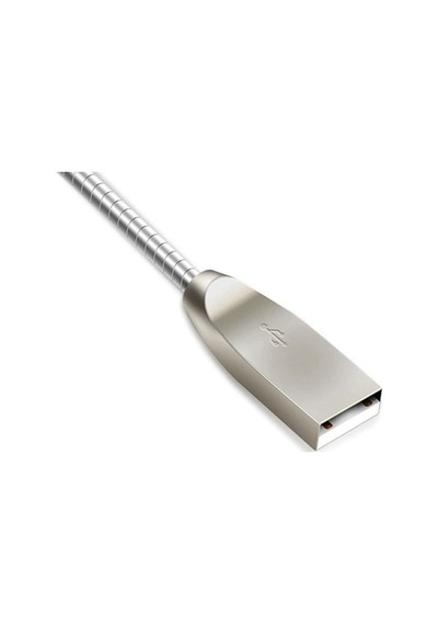 3.1A-Lightning-Type C Metal Yaylı Usb Hızlı Şarj Kablosu