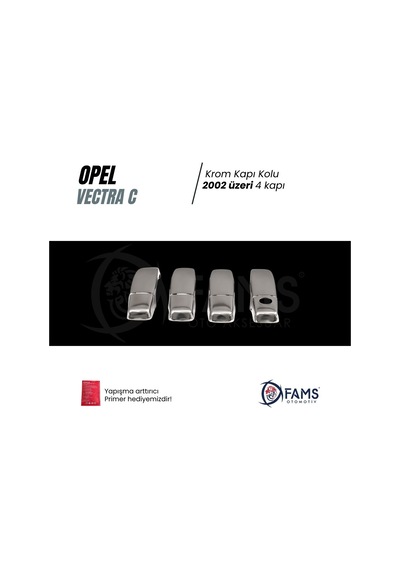Opel Vectra C Krom Kapı Kolu 4 Kapı 2002 Üzeri P. Çelik