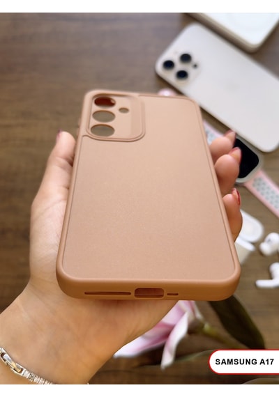 Samsung Galaxy A17 Uyumlu Kamera Korumalı Darbeye Dayanıklı Renk Atmayan Keep Silikon Kılıf Kahverengi Samsung Galaxy A17 Uyumlu Kamera Korumalı Darbeye Dayanıklı Renk Atmayan Keep Silikon Kılıf Kahverengi