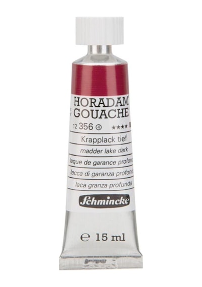 Schmincke Horadam Gouache Artist Guaj Boya 15 Ml Seri 4 356 Madder Lake Dark Çok Renkli