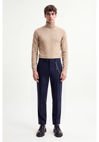 Antioch Erkek Aksesuar Detaylı Slim Fit Pantolon Lacivert