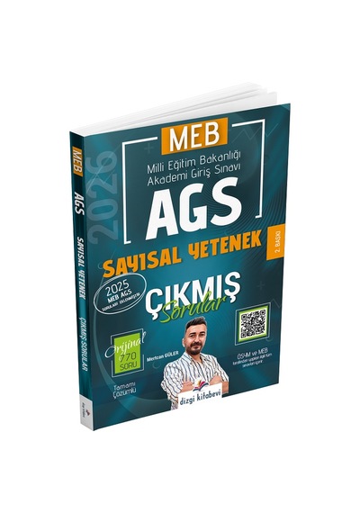 Dizgi Kitap 2026 Meb-ags Sayısal Yetenek Çıkmış Sorular Çözümlü - Mertcan Güler Dizgi Kitap