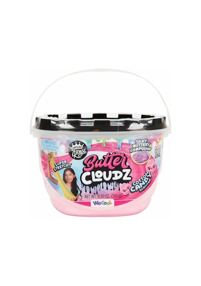 Butter Cloudz Slime 380gr. Pembe Slime: Pamuk Şeker Gibi Yumuşacık, Süper Esnek Eğlence Çok Renkli