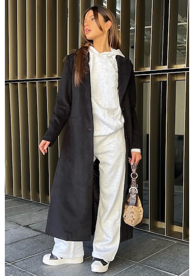 Madmext Gri Wide Leg Basic Eşofman Altı Mg1916-gri Gri
