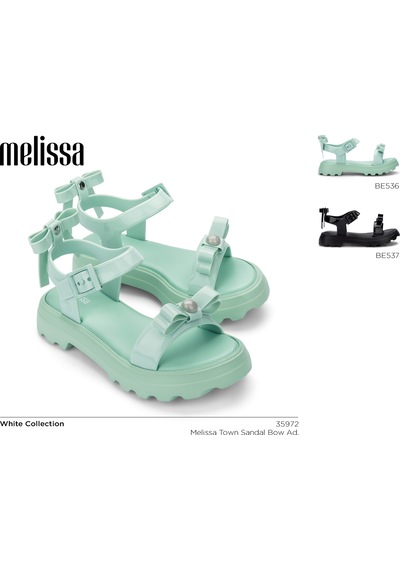 Melıssa Town Sandal Bow Ad Siyah