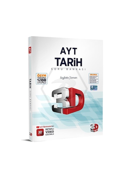 2023 AYT Tarih Soru Bankası- 3D Yayınları