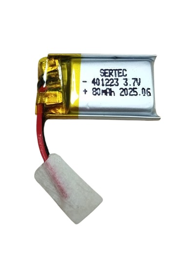 401223 3.7v 80 Mah Li-polymer Pil Devreli/1.5a