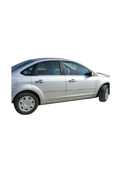 Ford Focus Sedan Krom Cam Çıtası 2005-2011 4Prç Paslanmaz Çelik N11.4734