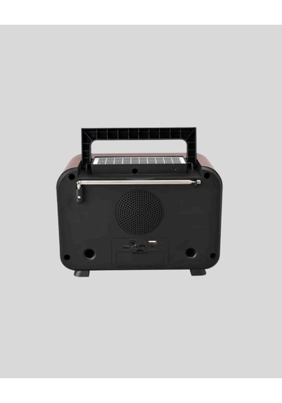 Alev Işığı Efektli Solar Bluetooth Hoparlör Radyo Destekli Taşınabilir Model