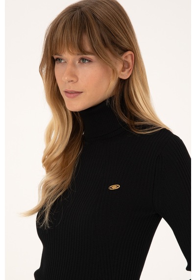 U.s. Polo Assn. Kadın Siyah Kazak /triko 50314756-vr046 Sıyah