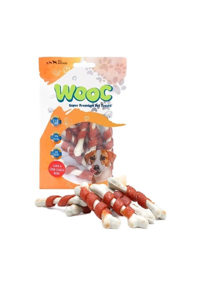 Wooc Kuzu Sargılı Köpek Ödül Çubuğu 80 Gr
