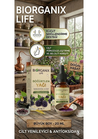 Life %100 Saf Böğürtlen Yağı - C Vitamini Etkili Aydınlatıcı & Ton Eşitleyici 20 Ml