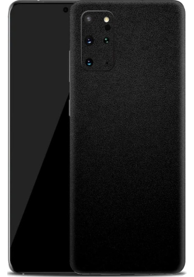 Ecr Samsung Uyumlu S20 Plus Mat Siyah Arka Kaplama