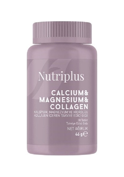 Farmasi Nutriplus Kalsiyum Magnezyum Ve Hidrolize Kolajen 46 G