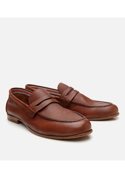Hotiç Erkek Deri Taba Ultra Hafif Tabanlı Klasik Loafer 02ayh305460a370 Taba-tan Taba