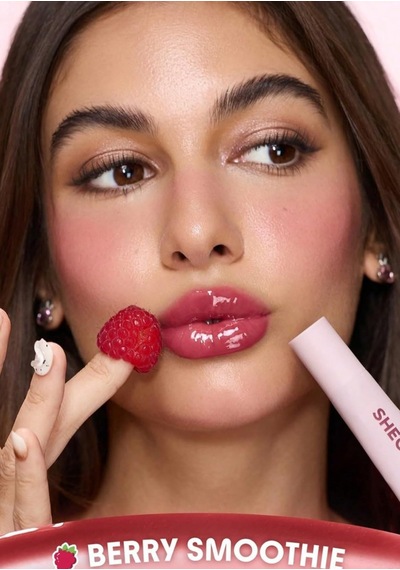 Sheglam Crystal Glaze Dudak Parlatıcısı,dolgun Ve Parlak Etki Dudak Parlatıcıları Berry Smoothie