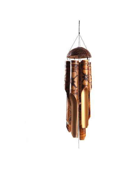 Feng Shui Coconat Bambu Rüzgar Çanı Küçük Boy