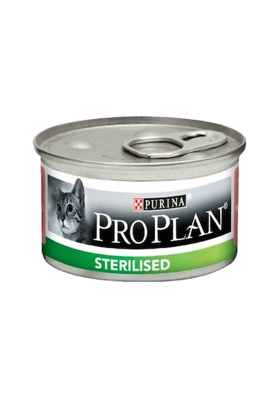 Purina Pro Plan Ton Balıklı ve Somonlu Konserve Kısırlaştırılmış Yetişkin Kedi Maması 12 x 85 G