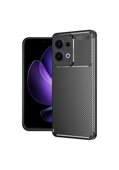 Oppo Reno 13 Pro Kılıf Auto Focus Karbon Kapak