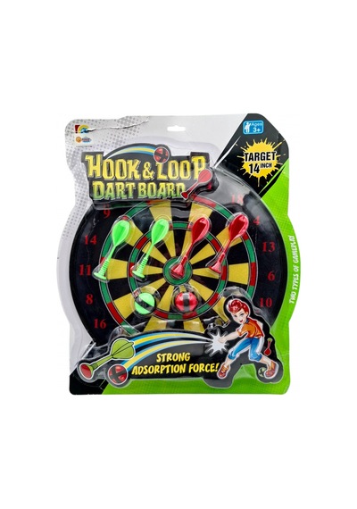 Büyük Yapışkanlı Dart Oyunu Siyah