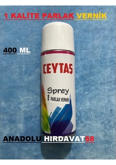 Ceytaş Sprey Şeffaf Vernik 400 Ml Parlak Vernik 1 Kalite