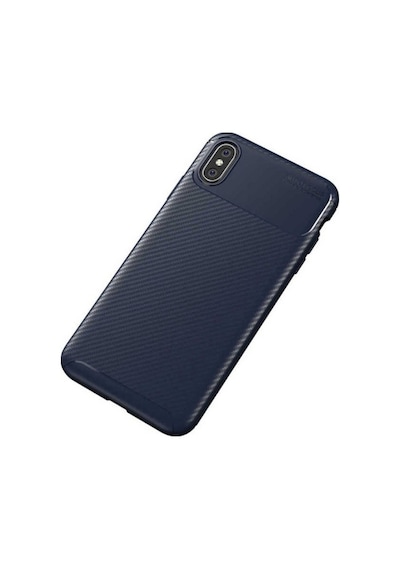 Apple Uyumlu iPhone Xs 5.8 Kılıf Zore Negro Silikon Kapak Lacivert