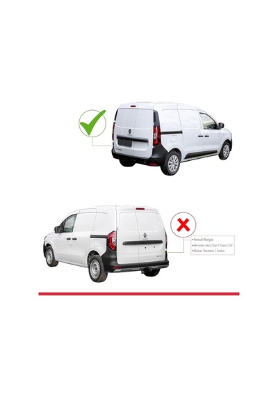 İpqi Renault Express 2021-2025 Arası İle Uyumlu Ace-3 Ara Atkı Tavan Barı Siyah 2 Adet