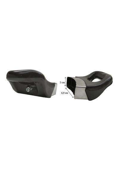 Tencere Tava Sahan Kulp Ve Cam Kapak Kulpu Siyah Yasemin Lüks Tepeli 6 Set