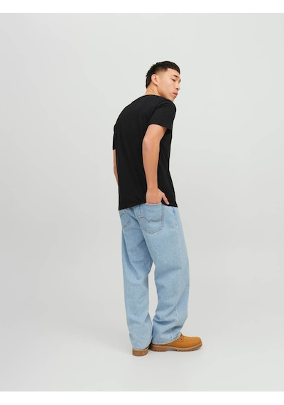 Jack & Jones Erkek T-shirt Beyaz 24yw21000003 W210001 Beyaz
