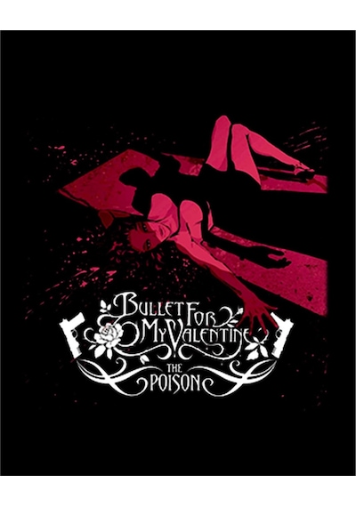 Zepplin Giyim Bullet for My Valentine The Poison Büyük Sırt Patch Yama Siyah