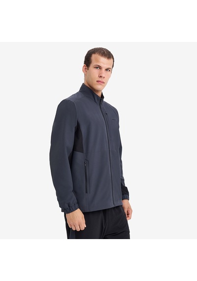 Lescon Gri Erkek Fermuarlı Sweatshirt 26n-1170