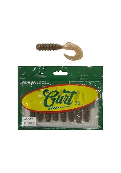 Hanfish Gurt 70 7cm Silikon Yem 8 Adet Sbgt634 Uv Bloodworm