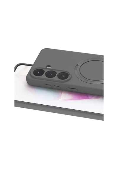 Newface Samsung Galaxy S26 Regal Magsafe Standlı Kapak - Titan Gri