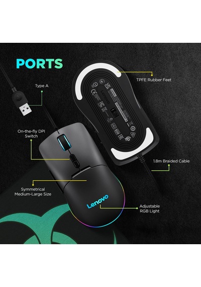 Lenovo M210 Rgb Gaming Mouse