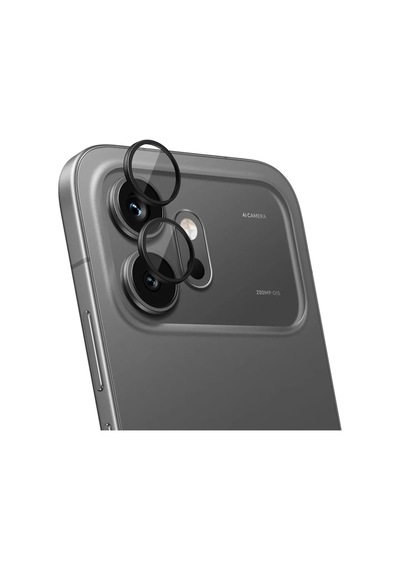 Honor 600 5g İçin Tekli Kamera Lens Koruma Camı Siyah Honor 600 5g İle Uyumlu Kamera Koruyucu - Siyah