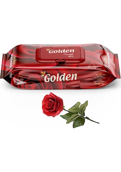 Islak Mendil Golden Tiryandafil 90'lı 12 Paket 1 Koli