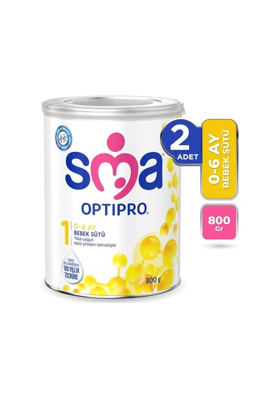 Sma Optipro 1 Bebek Maması 800 G 2 Adet