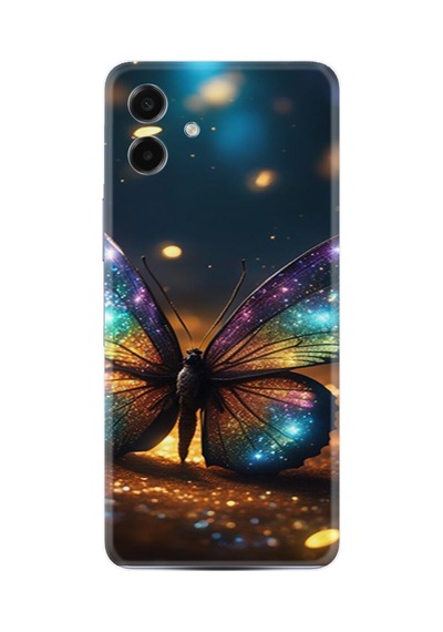 Samsung Samsung Galaxy Uyumlu A07 Sm-a075f Kılıf Boutique Baskılı Resimli Rengarenk Kelebek Pcode -097