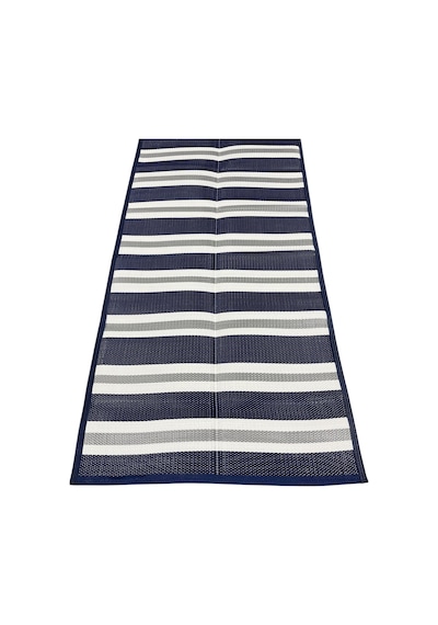 Katlanabilir Plaj Hasırı Piknik Plaj Park Bahçe Teras 70x180 Dış Mekan Halı Kilim Paspas-732 Mavi
