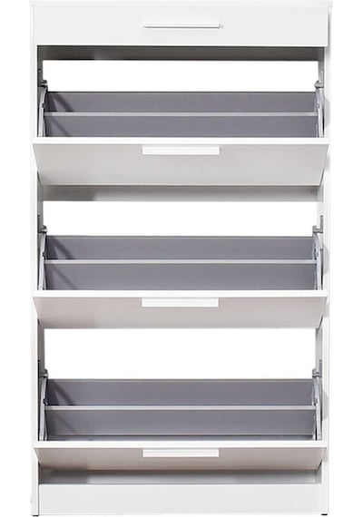 Flat Duo 3 Katlı Çekmeceli Ayakkabılık Mat Lake Beyaz 75x128x29 Cm Gxyxd Flat Duo 3 Katlı Çekmeceli Ayakkabılık Mat Lake Beyaz 75x128x29 Cm Gxyxd