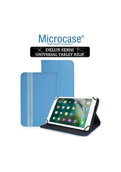 Microcase Apple Uyumlu iPad 9.7 2017 Delüx Serisi Universal Standlı Deri Kılıf