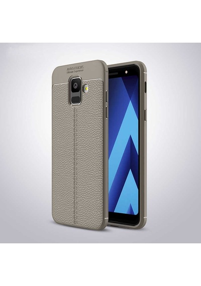 Galaxy Uyumlu A6 2018 Kılıf Zore Niss Silikon Kapak Kırmızı